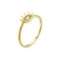Evil Eye Ring · Yellow Gold · Hero 3/3 BG Remove [mj-base:004-0033] [mj-variant:001] [mj-role:variant_main] [mj-rank:0]