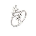 Leaf Vine Ring · White Gold · Hero 3/3 BG Remove [mj-base:004-0041] [mj-variant:003] [mj-role:variant_main] [mj-rank:0]