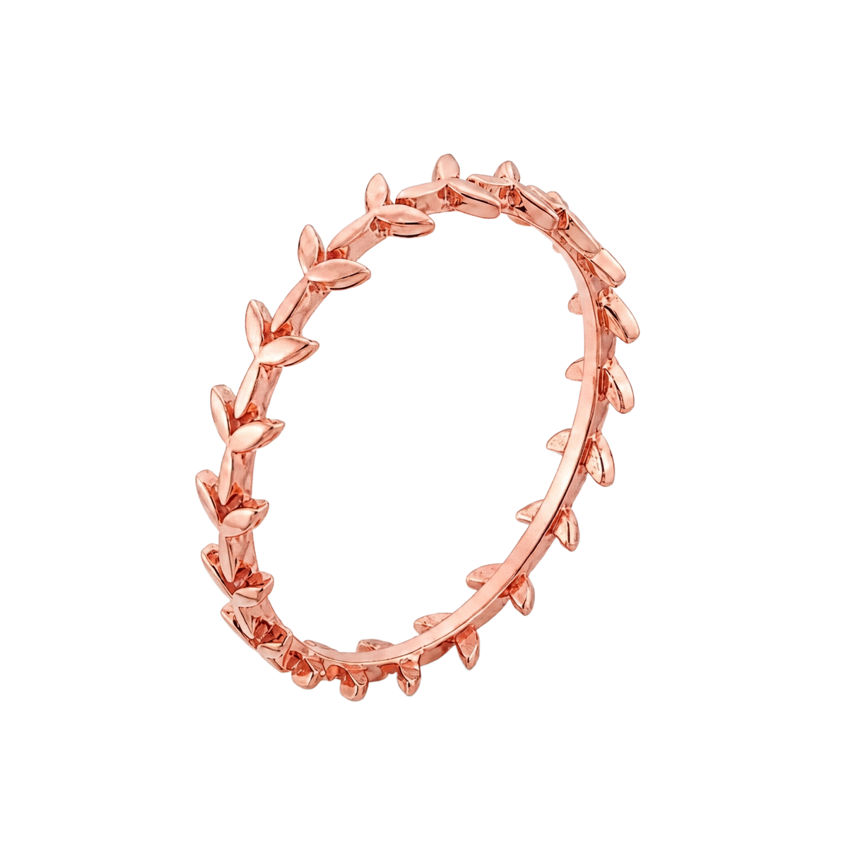 Petal Band Ring · Rose Gold · Hero 3/3 BG Remove
