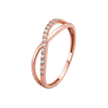 Crossing Pave Ring · Rose Gold · Hero 3/3 BG Remove [mj-base:004-0078] [mj-variant:002] [mj-role:variant_main] [mj-rank:0]