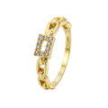 Linked Pave Ring · Yellow Gold · Hero 3/3 BG Remove [mj-base:004-0083] [mj-variant:001] [mj-role:variant_main] [mj-rank:0]