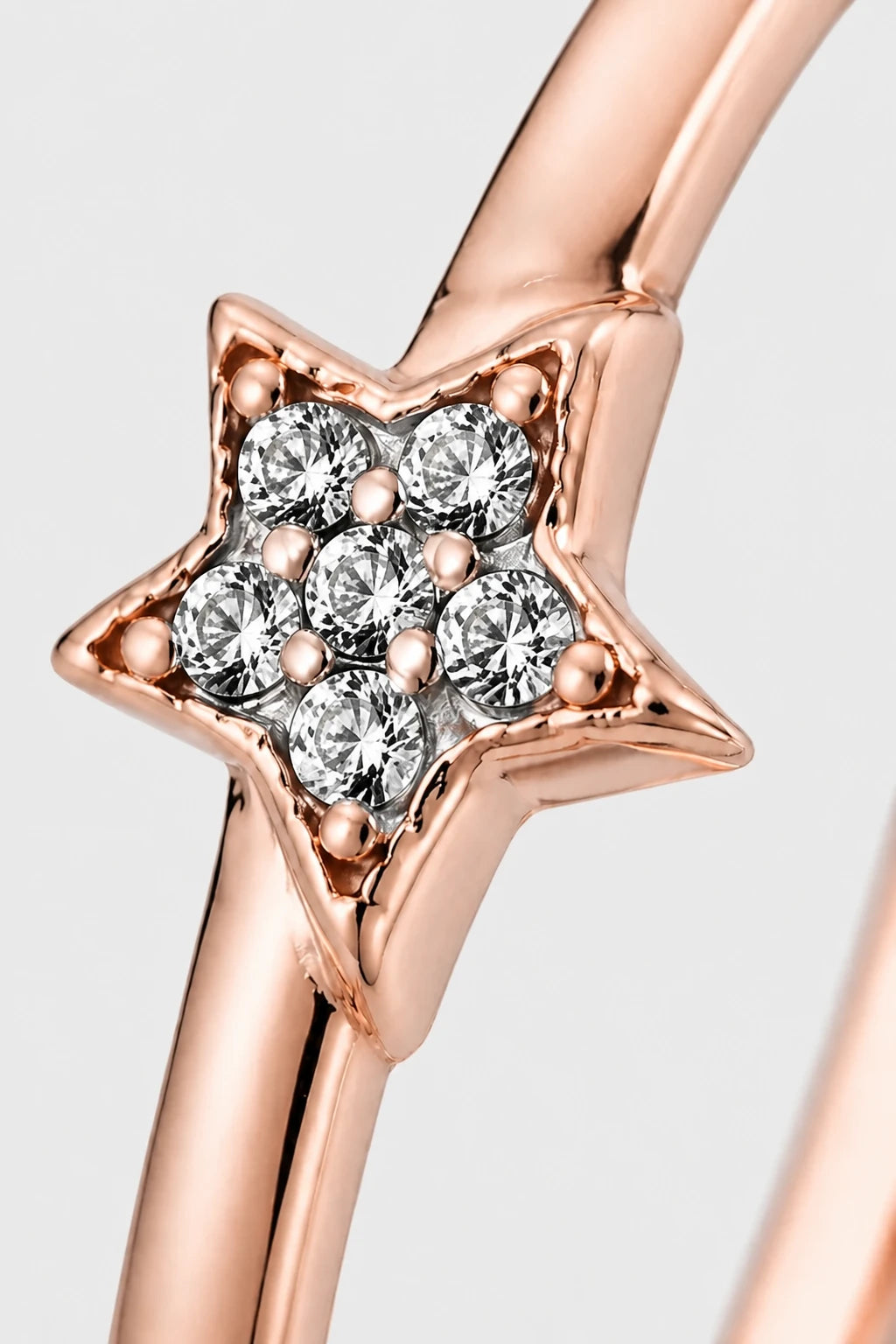 Star Pave Ring · Rose Gold · Setup 2