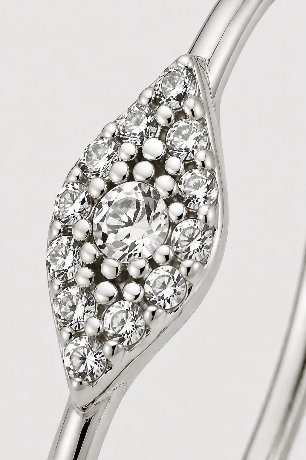 Evil Eye Marquise Ring · White Gold · Setup 2