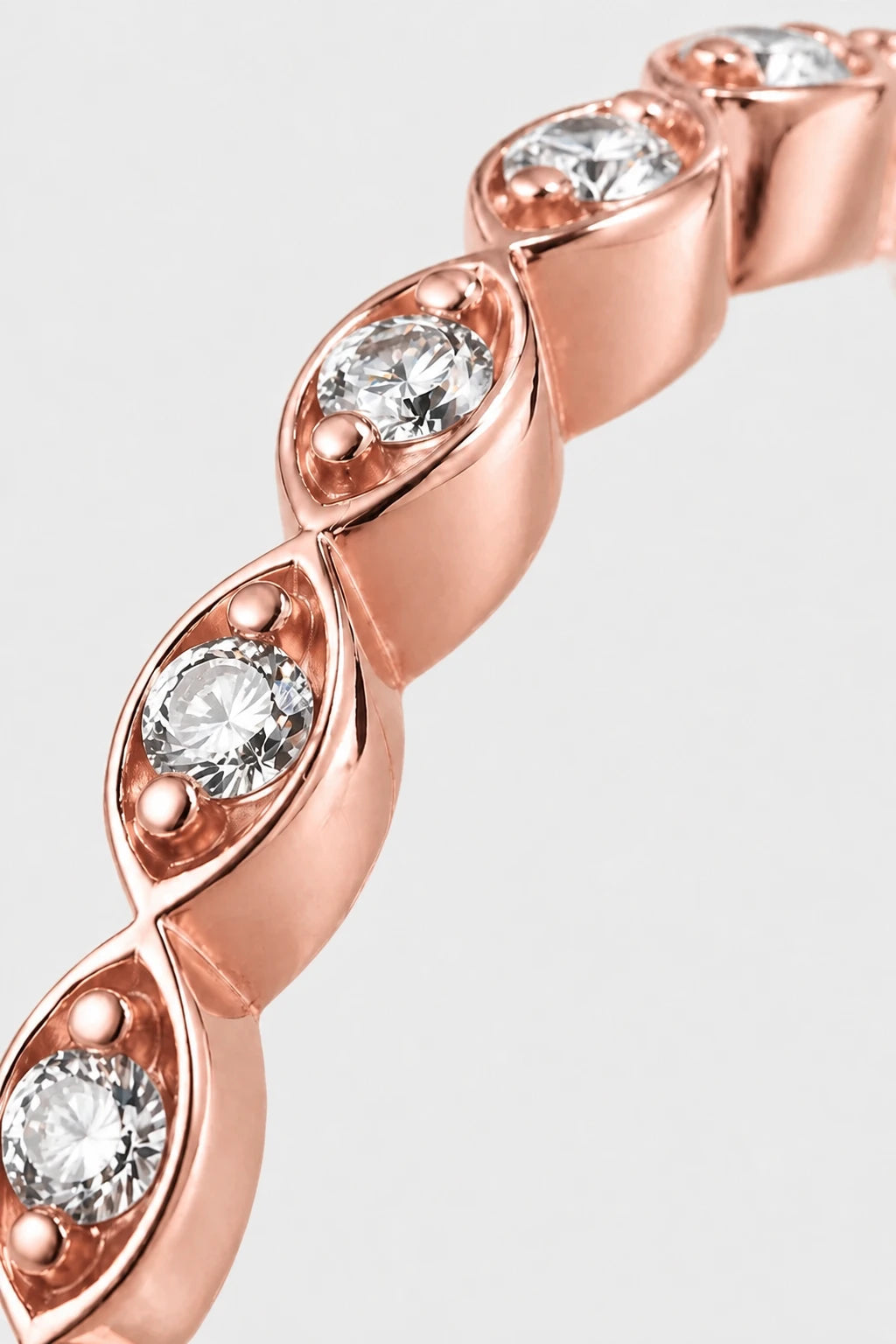 Marquise Bezel Band Ring · Rose Gold · Setup 2