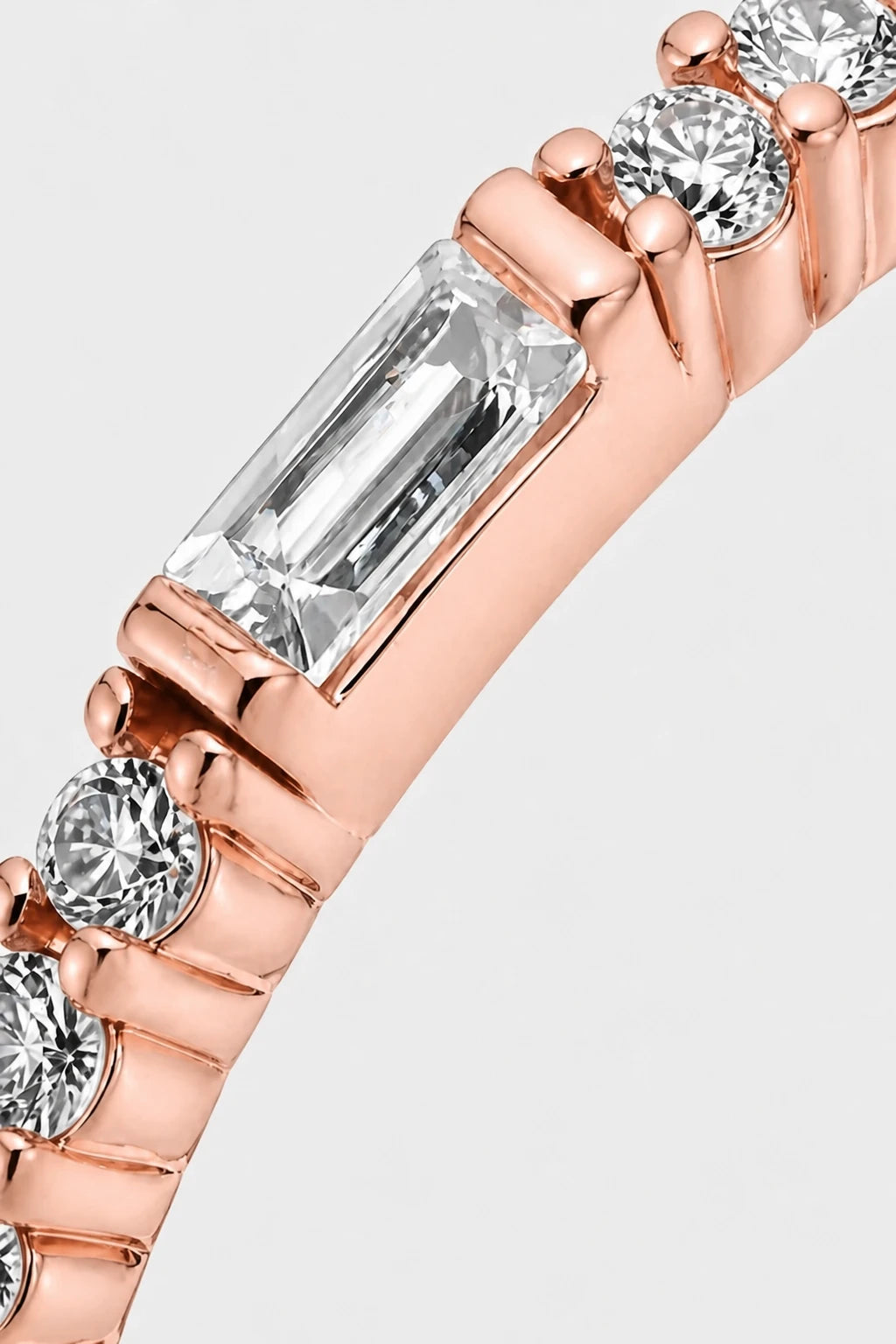 Baguette Band Ring · Rose Gold · Setup 2