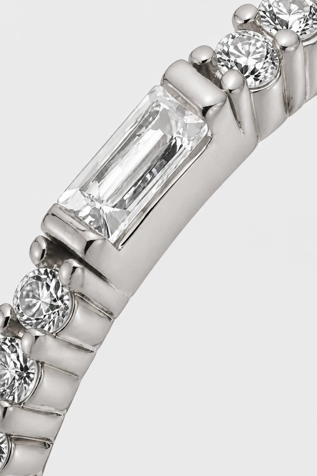 Baguette Band Ring · White Gold · Setup 2