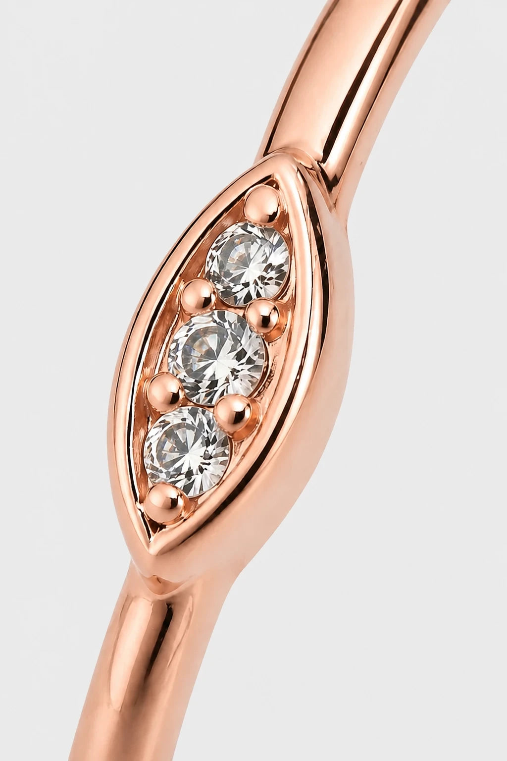 Tiny Marquise Ring · Rose Gold · Setup 2
