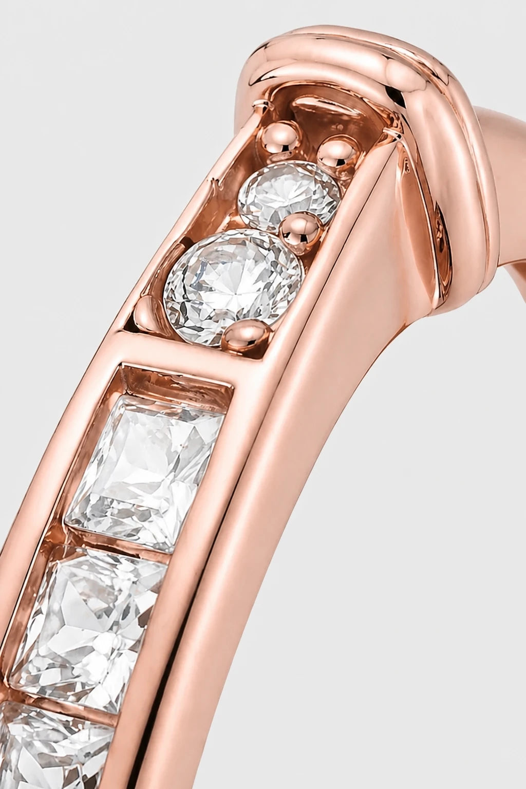 Bar Pave Ring · Rose Gold · Setup 2